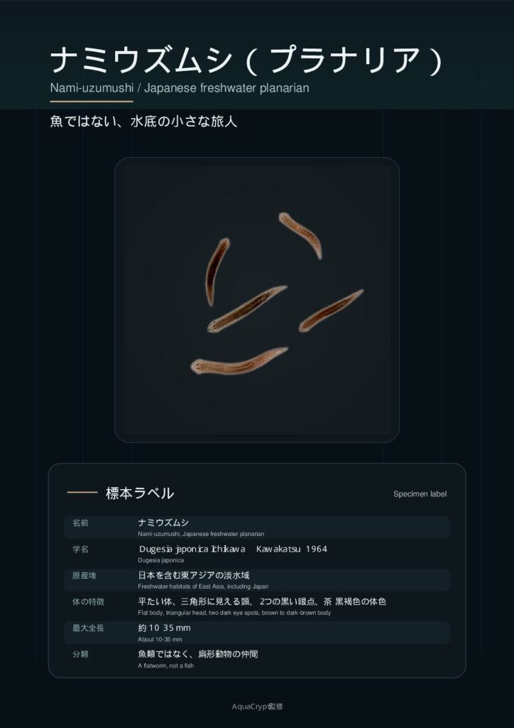 ナミウズムシ（プラナリア）の資料プレビュー