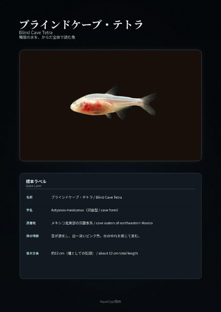 ブラインドケーブテトラの資料プレビュー