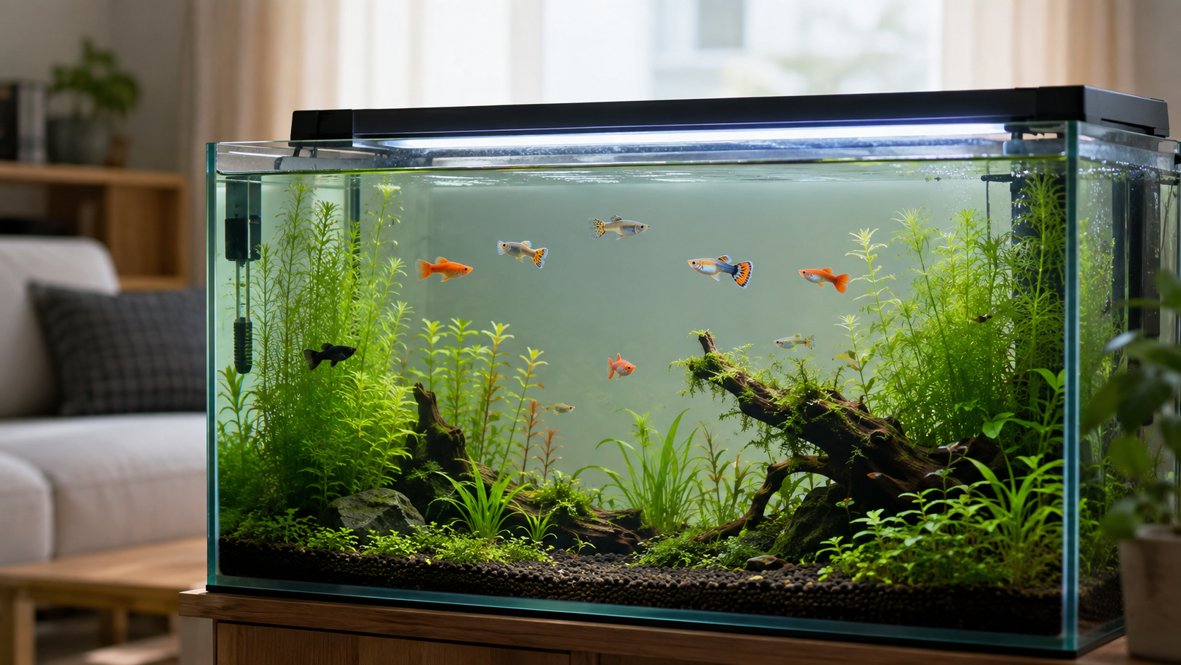 グッピー・プラティ・モーリーと稚魚の飼育用品ガイド